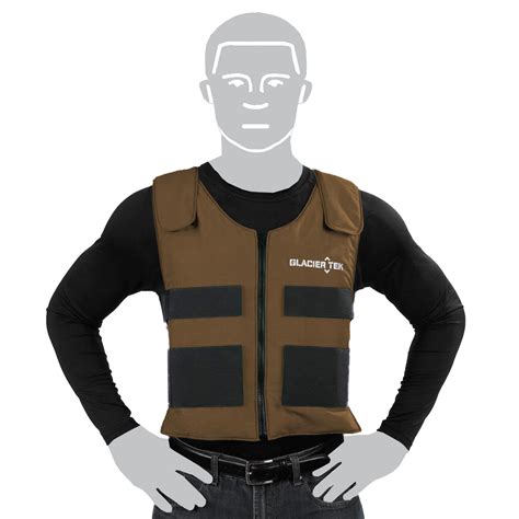 cooling fabric metallic vest under $50|glaciertek cooling vest.